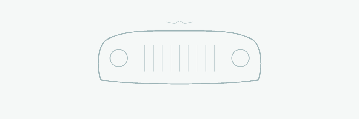 A schematic front-light outline and vertical marks illuminate in sequence.